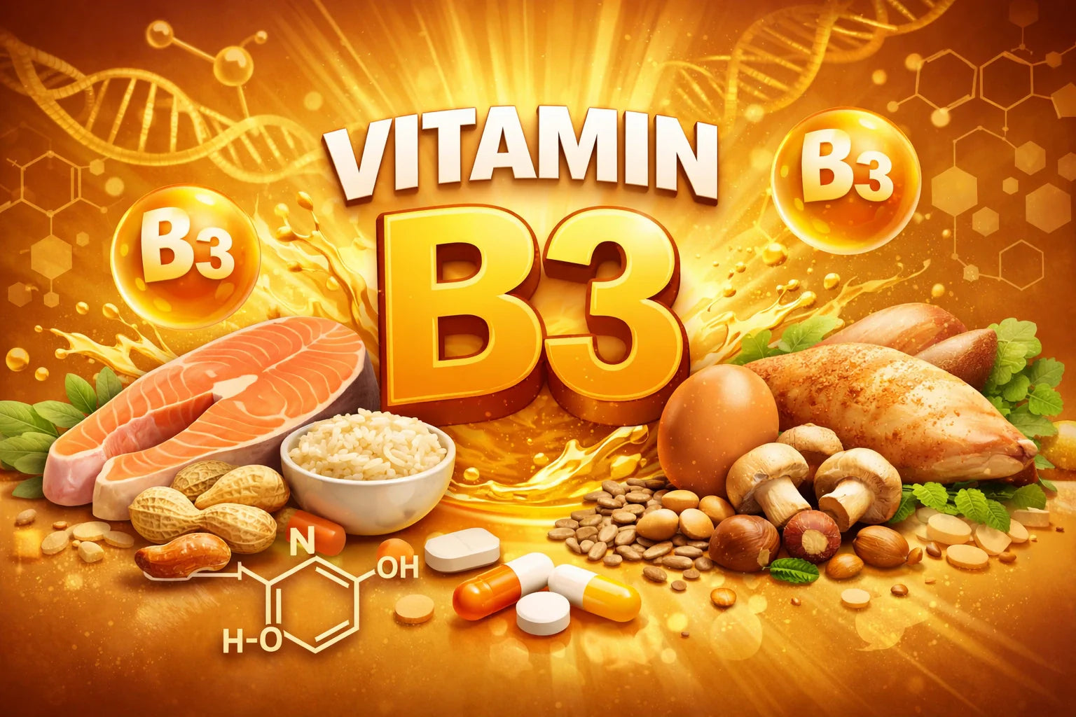 NIACINA - ¿CUÁLES SON LOS SÍNTOMAS DE LA CARENCIA DE VITAMINA B3?