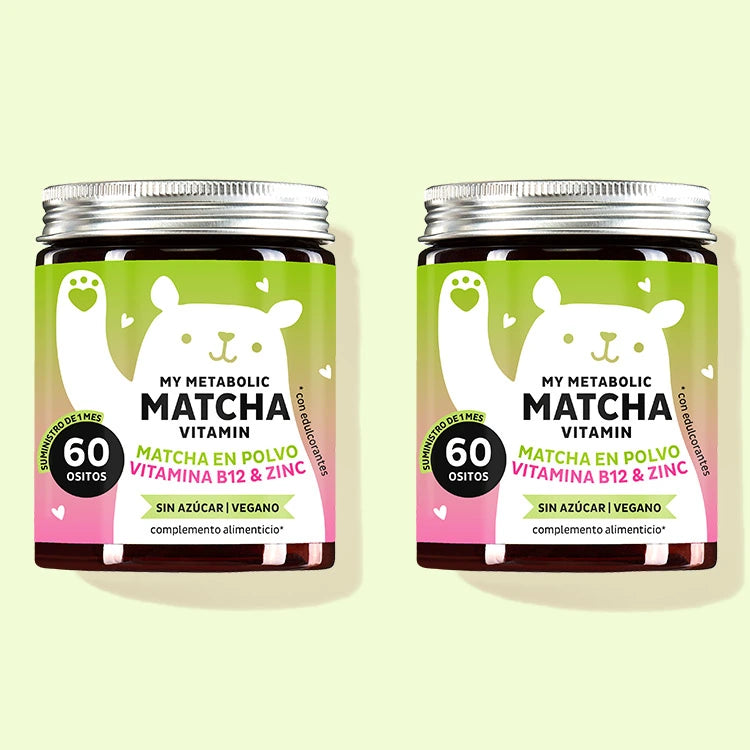 Tratamiento de 2 meses de las vitaminas My Metabolic Matcha para más energía y acelerar el metabolismo.