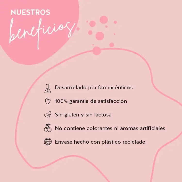 Los productos Bears with Benefits se han desarrollado con farmacéuticos, tienen una alta biodisponibilidad y no contienen gluten ni lactosa. El envase está hecho de PET reciclado y hay una garantía de satisfacción del 100%.