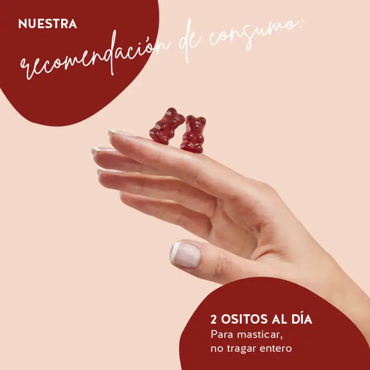 Esta es la ingesta recomendada de Iron Lady Vegan Vitamins de Bears with Benefits.