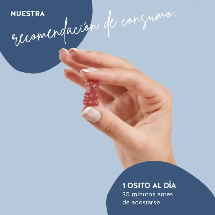 Este es el consumo recomendado de Super Snooze Sleep Vitamins de Bears with Benefits