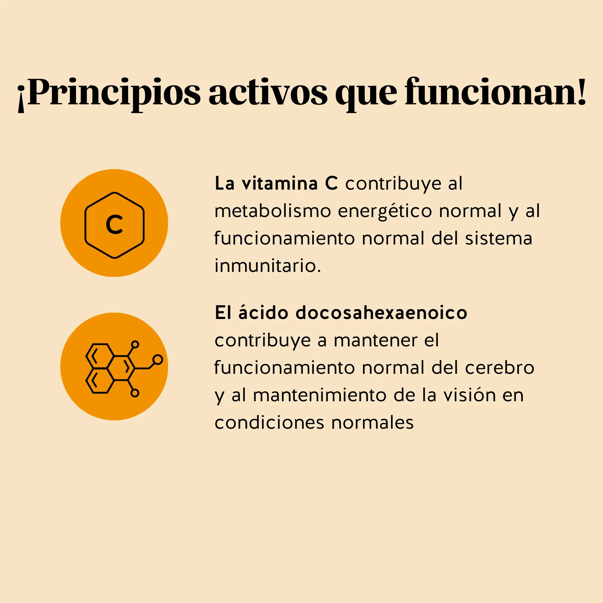 Ingredientes y beneficios de Catch of the Day Vitality Support con Omega 3 DHA y vitamina C de Bears with Benefits, formulado para apoyar la vitalidad diaria y el sistema inmunológico.