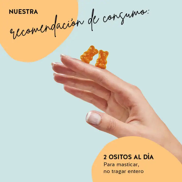 Esta es la ingesta recomendada de One In A Billion Gut Vitamins de Bears with Benefits.