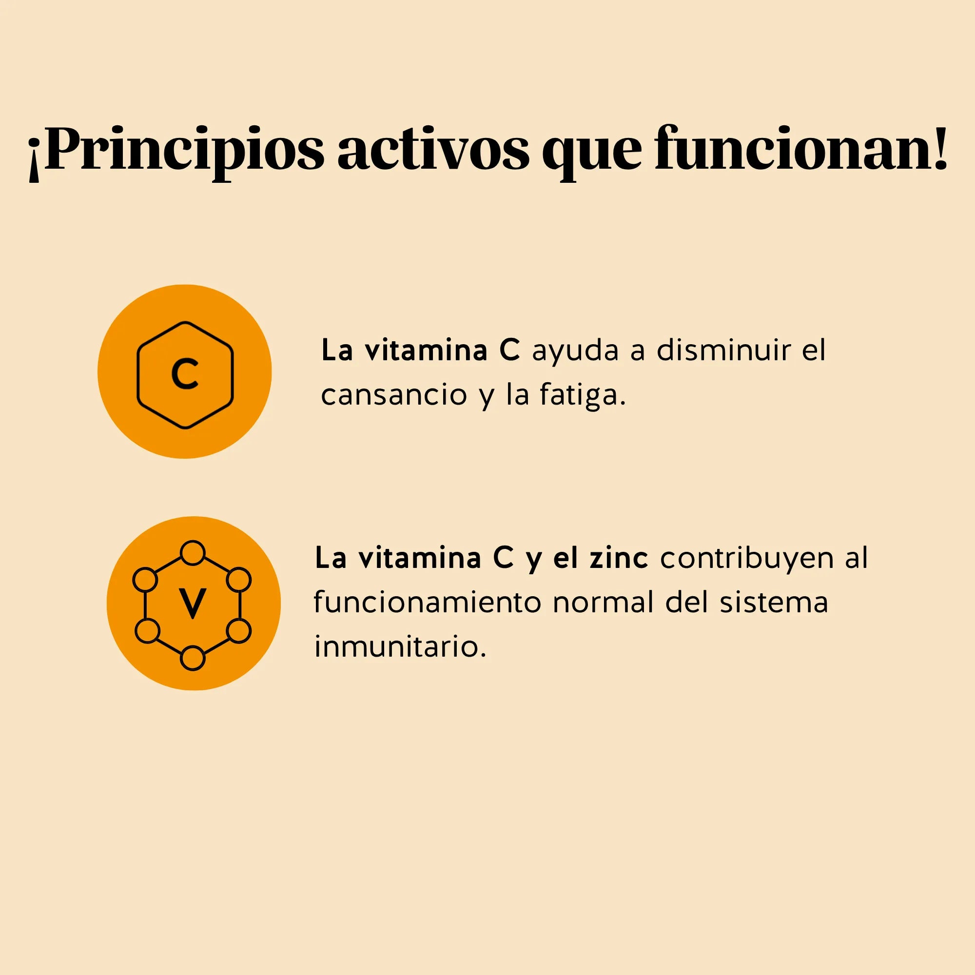 Ingredientes y beneficios de Bye Bye Sniff! Relief Complex con quercetina, bromelina, vitamina C y zinc de Bears with Benefits, formulado para apoyar el sistema inmunitario y ayudar a reducir el cansancio y la fatiga.