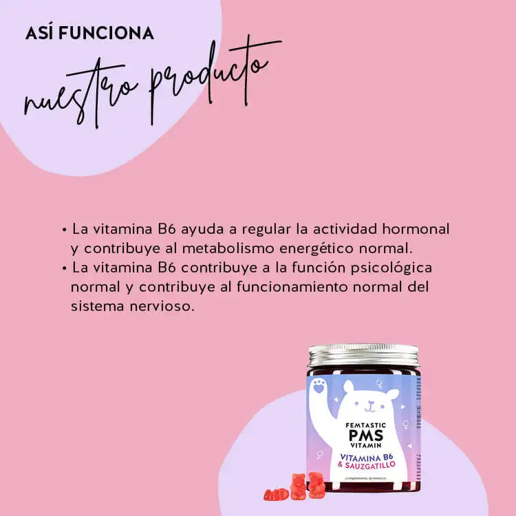 Así es como actúan las Ostras Femtastic PMS con Pimienta de Monje: contribuyen a la regulación de la actividad hormonal y al metabolismo energético normal.