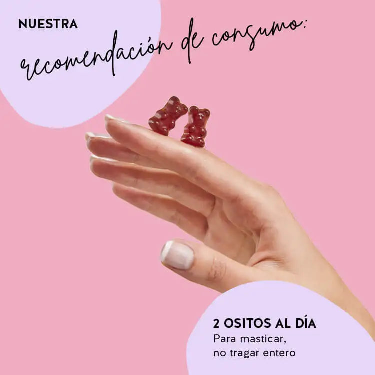 Esta es la ingesta recomendada de Femtastic PMS Vitamins por Bears with Benefits