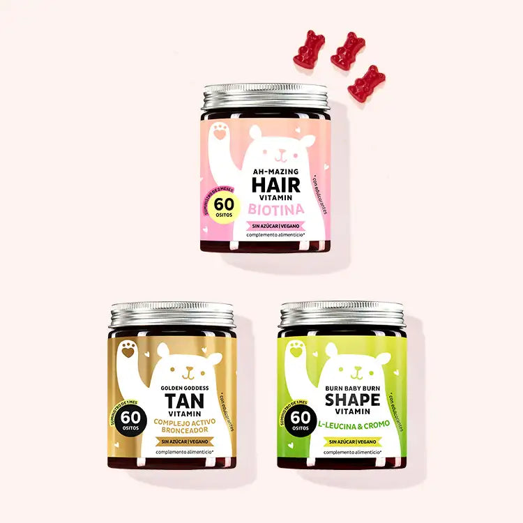 Trío para el cabello, la piel y la figura
