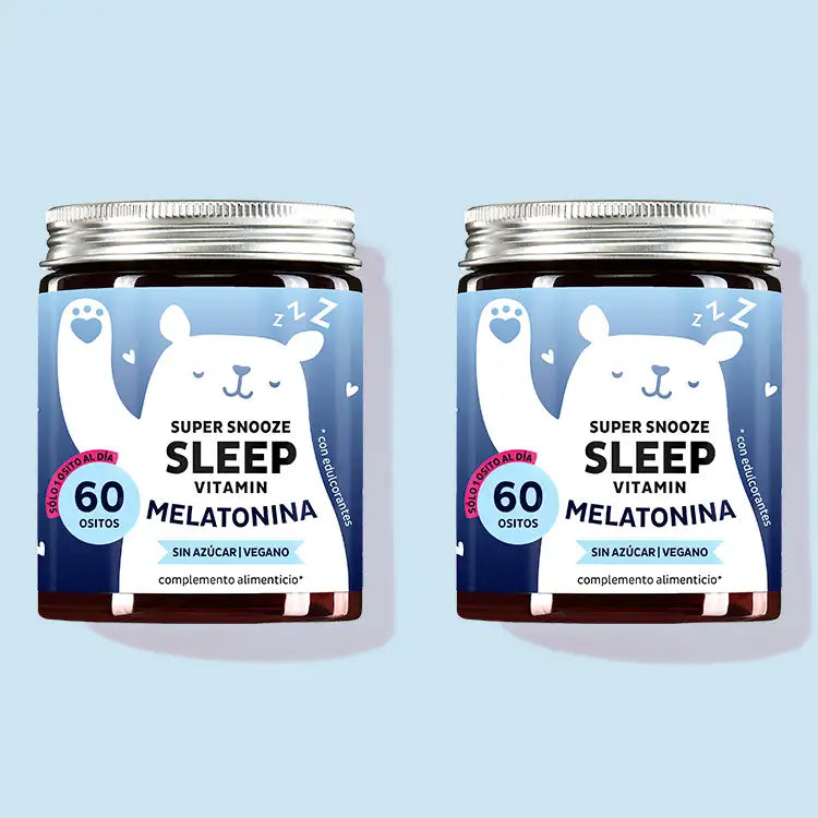 Las Vitaminas para Dormir Super Snooze con Melatonina de Bears with Benefits como cura de 2 meses.