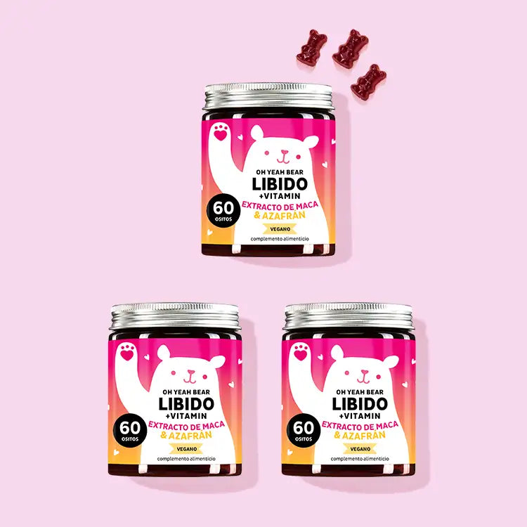 Las Vitaminas Oh Yeah Libido con Maca de Bears with Benefits como cura de 2 meses.