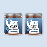 Bears with Benefits Super Snooze Sleep* – Pack de 2 botes con 180 gominolas veganas con melatonina y vitamina B6 para una rutina nocturna prolongada y apoyo diario al sueño.