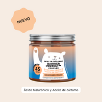 Bears with Benefits Skin* in the Game! Barrier Protect** Complex – Gominolas veganas con ácido hialurónico, vitamina C, vitamina E y zinc para firmeza, hidratación y protección de la piel, 45 ositos sin azúcar con sabor natural a mango.
