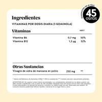 Bears with Benefits Happy Belly Debloat – Gominolas digestivas sabor manzana con vinagre de sidra de manzana, agradables, fáciles de tomar y perfectas para la rutina diaria, 45 ositos.