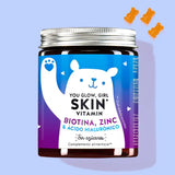 Esta foto muestra una lata del producto You Glow, Girl Skin con Biotina, Zinc y Hialurón por Bears with Benefits.