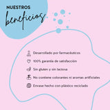 Los productos Bears with Benefits se han desarrollado con farmacéuticos, tienen una alta biodisponibilidad y no contienen gluten ni lactosa. El envase está hecho de PET reciclado y hay una garantía de satisfacción del 100%.