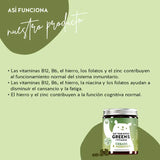 Este es el efecto de las Vitaminas Super Verdes de Bears with Benefits con hierba de cebada, moringa y otras 6 verduras como un todoterreno para tu bienestar.