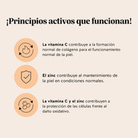 Bears with Benefits Skincredible K-Beauty Complex – Vitamina C para la formación normal de colágeno y vitamina C y zinc para la protección de las células frente al estrés oxidativo.