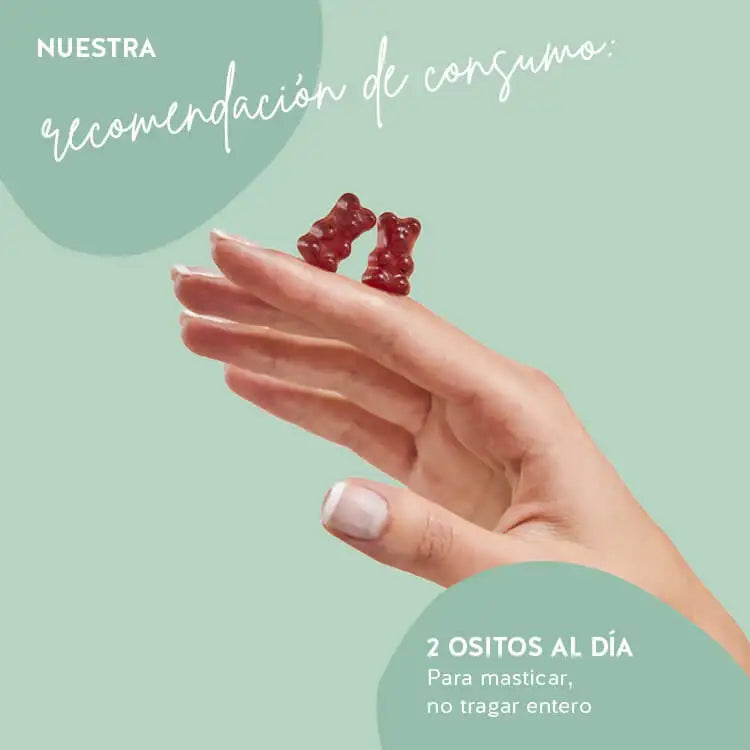 Este es el consumo recomendado de Hey Flawless Youth Vitamins de Bears with Benefits.