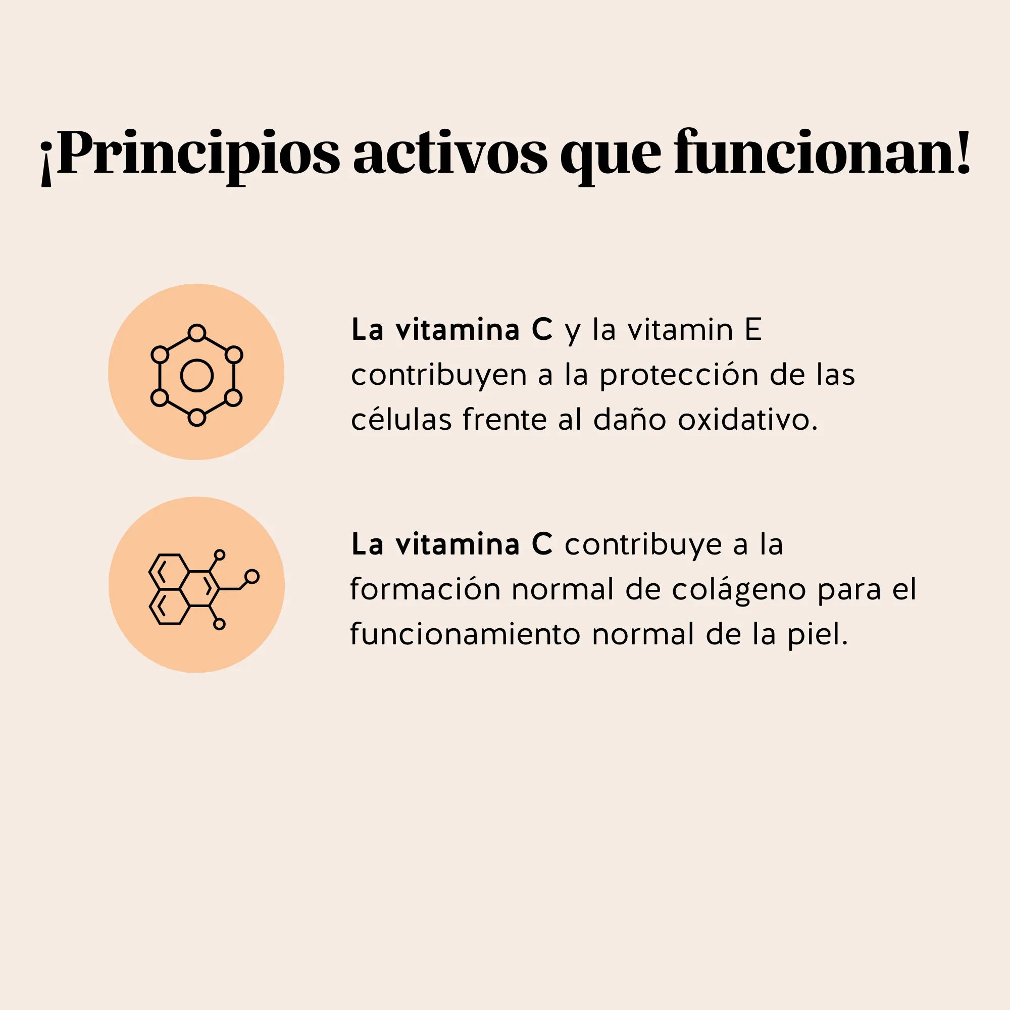 Ingredientes y beneficios de las vitaminas Forever Young Skin de Bears with Benefits, formuladas para favorecer la formación normal de colágeno y proteger las células frente al daño oxidativo.