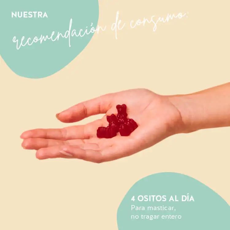 Esta es la ingesta recomendada de Bootylicious Shape Vitamins de Bears with Benefits