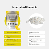 Bears with Benefits Daily Essentials Creatina – Gominolas con creatina monohidrato como alternativa práctica a cápsulas, polvos y mezclas para apoyar fuerza, resistencia y recuperación diaria.