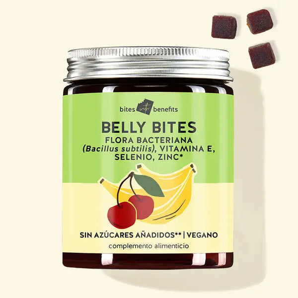 Imagen del producto Belly Bites. Un complemento alimenticio para el mantenimiento del sistema inmune y metabolismo.