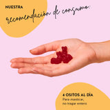 Este es el consumo recomendado de Mama Bear Post-Natal Vitamins de Bears with Benefits.
