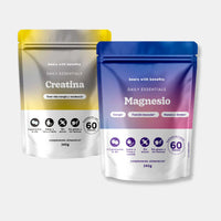 Bears with Benefits Dúo Fuerza & Recuperación – Gominolas veganas con creatina y magnesio para fuerza muscular, resistencia, recuperación y energía diaria, sin azúcar con sabores naturales afrutados.