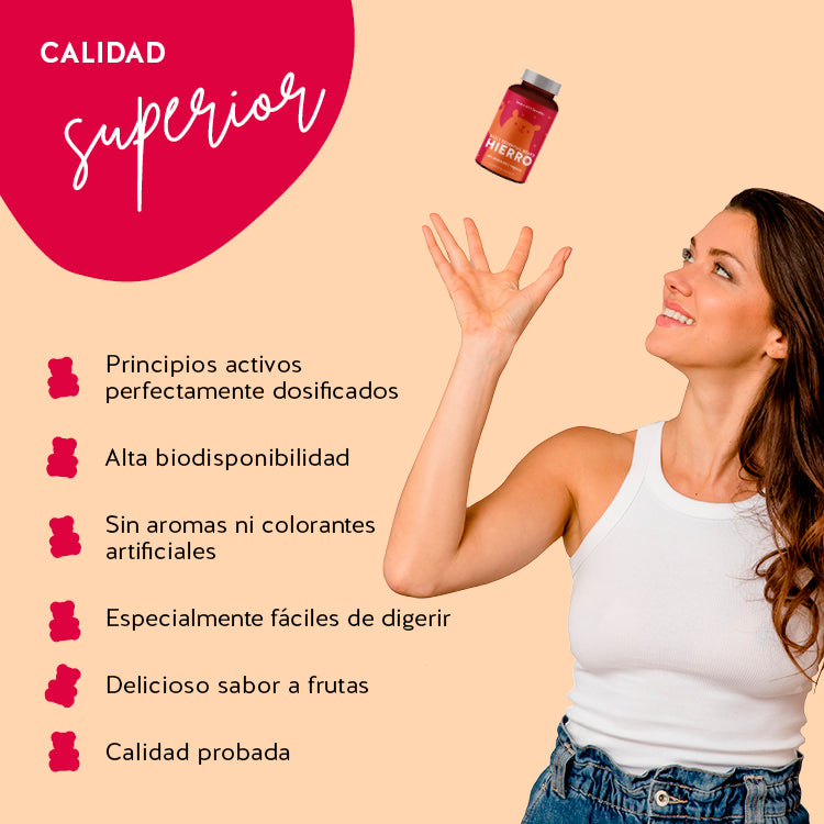 Esta foto muestra como los productos de Bears with Benefits cumplen los requisitos de alta calidad.