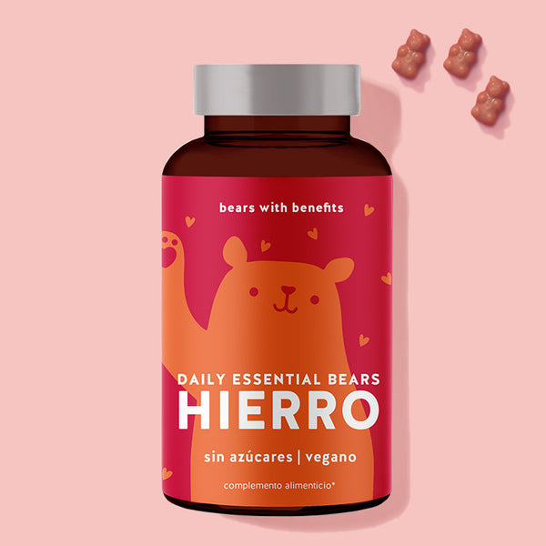 Esta foto muestra un envase del producto Daily Essential Bears Hierro de Bears with Benefits.