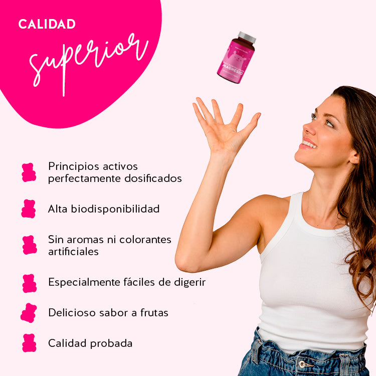 Esta foto muestra como los productos de Bears with Benefits cumplen los requisitos de alta calidad.