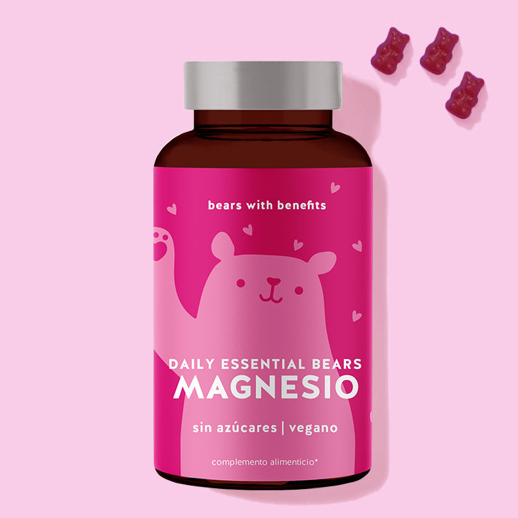 Esta foto muestra un envase del producto Daily Essential Bears Magensio de Bears with Benefits.