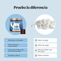 Bears with Benefits Super Snooze Sleep* – Gominolas con melatonina y vitamina B6 como alternativa práctica y agradable a cápsulas y comprimidos para la rutina nocturna diaria.