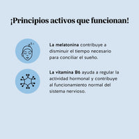 Bears with Benefits Super Snooze Sleep* – Gominolas con melatonina que contribuye a reducir el tiempo necesario para conciliar el sueño y vitamina B6 que contribuye al funcionamiento normal del sistema nervioso y a la regulación hormonal.