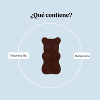 Bears with Benefits Super Snooze Sleep* – Gominolas con melatonina y vitamina B6 en una fórmula vegana sin azúcar para apoyar el ritmo natural del sueño y la rutina nocturna.