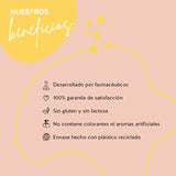 Los productos Bears with Benefits se han desarrollado con farmacéuticos, tienen una alta biodisponibilidad y no contienen gluten ni lactosa. El envase está hecho de PET reciclado y hay una garantía de satisfacción del 100%.