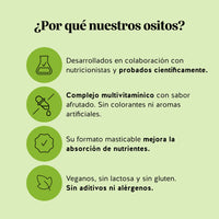 Bears with Benefits My Metabolic Matcha – Gominolas formuladas con riboflavina, niacina y B12 que contribuyen al metabolismo energético normal, y zinc para el metabolismo de los hidratos de carbono.