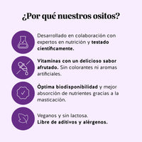Bears with Benefits Oh Yeah Bear Libido – Por qué nuestros ositos: veganos, afrutados y desarrollados con expertos en nutrición.