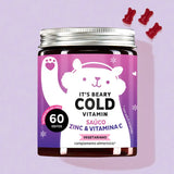 Una lata de It's Beary Cold Vitamins con saúco, zinc y vitamina C de Bears with Benefits para la temporada de frío.