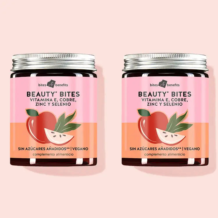 Tratamiento de 1.5 meses de los Beauty Bites con vitamina E para el pelo, la piel y uñas.