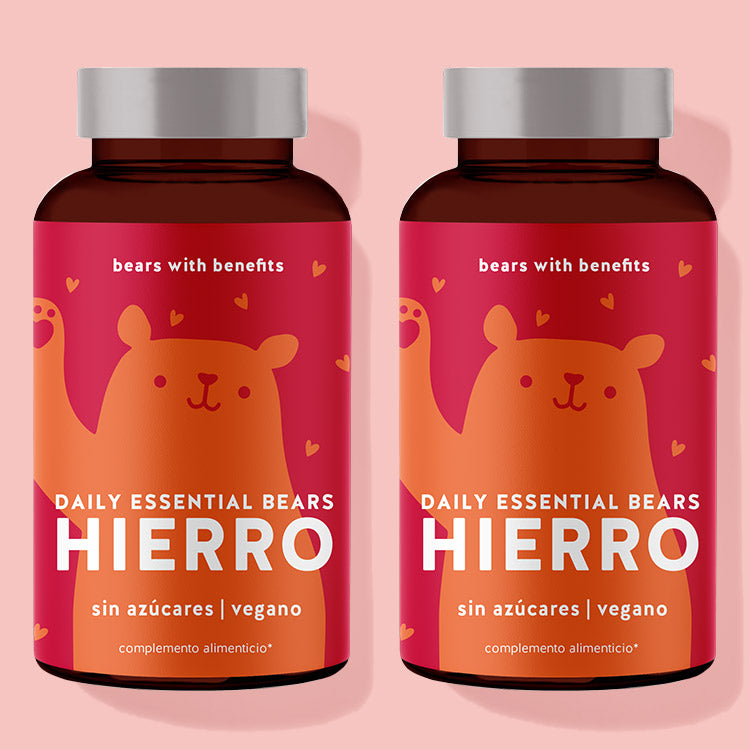 Tratamiento de 1 mes de Daily Essential Bears de Hierro de Bears with Benefits.