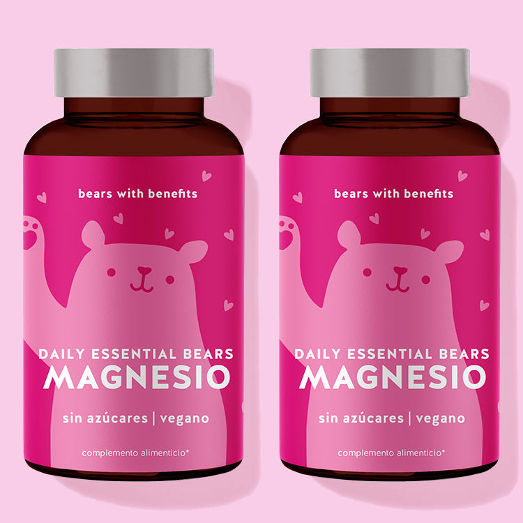 Tratamiento de 1 mes de Daily Essential Bears de Magnesio de Bears with Benefits.