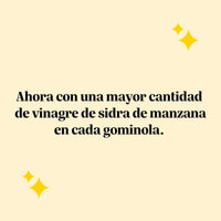 Bears with Benefits Happy Belly Debloat – Gominolas con vinagre de sidra de manzana para apoyar la digestión, favorecer el metabolismo y promover una sensación de ligereza y bienestar general.