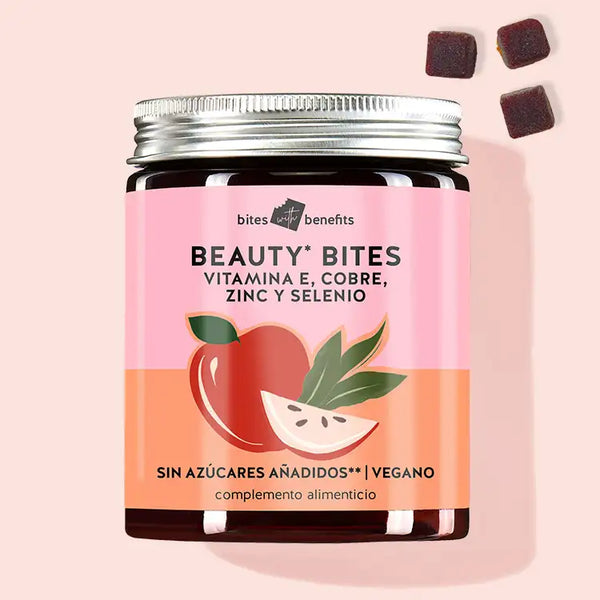 Imagen del producto Beauty Bites. Un complemento alimenticio para el mantenimiento del pelo, la piel y uñas.
