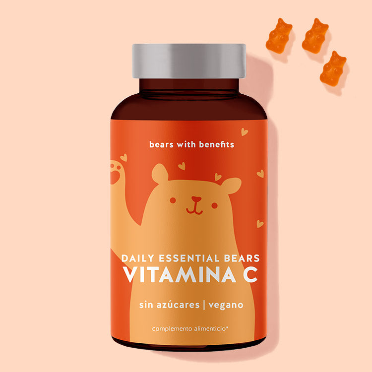 Esta foto muestra un envase del producto Daily Essential Bears Vitamina C de Bears with Benefits.