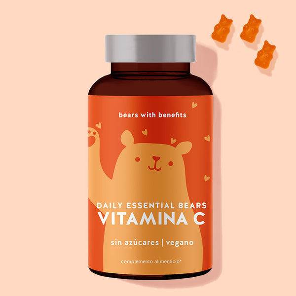 Esta foto muestra un envase del producto Daily Essential Bears Vitamina C de Bears with Benefits.